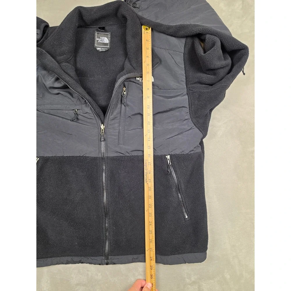 The North Face Denali Fleece Jacket Mens XL Black Full Zip Polartec Outdoor